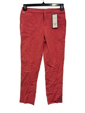 Charter Club Nouvelle Rose Slim Leg Ankle Pants 4P Cotton Blend Tummy Slimming